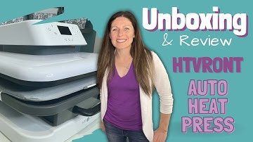 HTVRONT Auto Heat Press Unboxing and Review