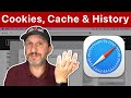 Safari Cookies, Cache and History