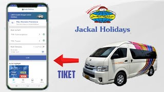 Cara Memesan Tiket Travel Jackal Holidays di Aplikasi