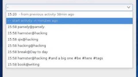 Hamster Time Tracker - revisiting autocomplete
