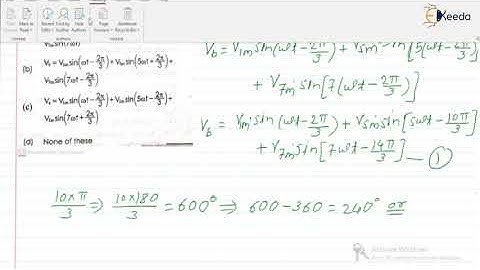 Solving Three-Phase Inverter Numericals | Power Electronics GATE Numerical 1