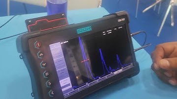 UT Machine with C- type Mobile charger facility ll EECI DS 702 model ll ISNT NDE 2022