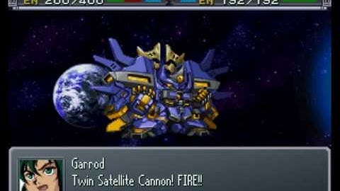 SRWAG: Garrod and Kouji finishing off Shuu in Neo Granzon