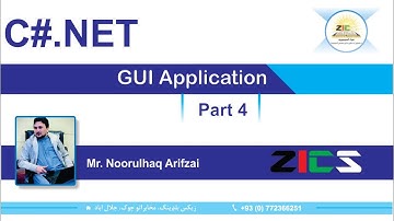 C#.NET Lecture No 04 (GUI)