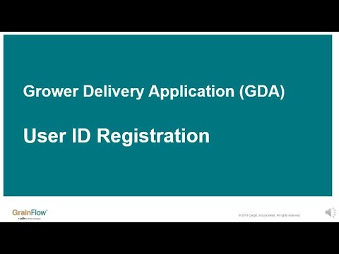 GDA User Registration