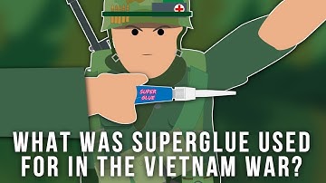 Waarvoor werd superlijm gebruikt tijdens de Vietnamoorlog?