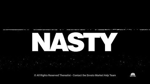 After Effects Template: Typography