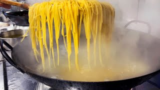 きのこバター醤油パスタ　Mushroom Butter Soy Sauce Pasta【中華料理店のまかないメシ】