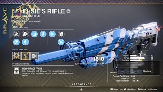 Elsie's Rifle PvP God Roll gameplay! Better than The Messenger (Adept)? | Destiny 2