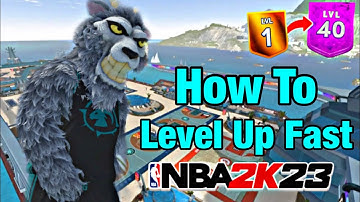 FASTEST METHODS TO HIT LEVEL 40 IN NBA2K23
