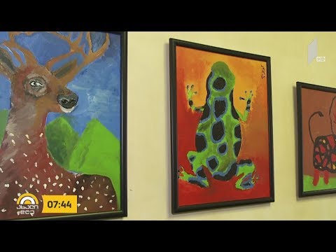 #ახალიდღე 11 წლის მხატვრის პირველი პერსონალური გამოფენა