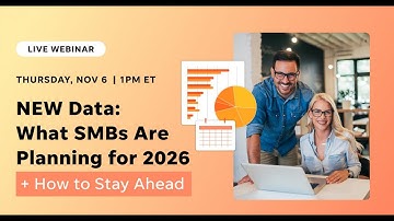 NEW Data: What SMBs Are Planning for 2026 + How to Stay Ahead