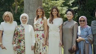 شاهد: قرينات قادة قمة العشرين في ضيافة سيدة الأرجنتين الأولى الحسناء اللبنانية…