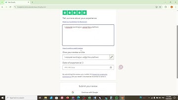 How To Create A Trustpilot Account For Customer Reviews