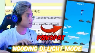 13 Menit Bikin Game Terjun Payung Sederhana, Pake Light Mode Psikopat Katanya? - Terjun Payung