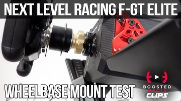 Next Level Racing F-GT Elite  - Wheelbase Mounting & Flex Test
