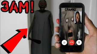 CALLING GRANNY ON FACETIME AT 3AM (HIDE AND SEEK FAIL) SHE KILLED ME OMG!!!!