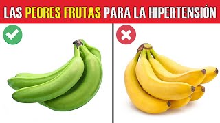 Las 5 Peores Frutas Para la Hipertensión (Frutas prohibidas para hipertensos)