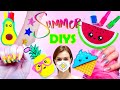 8 DIY's : SUMMER TIME HACKS AND CRAFTS - Tattoo, Nails, Phone Case and more...