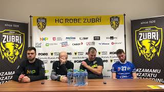 Tisková konference: HC ROBE Zubří - Pepino SKP Frýdek-Místek (9. 3. 2024)