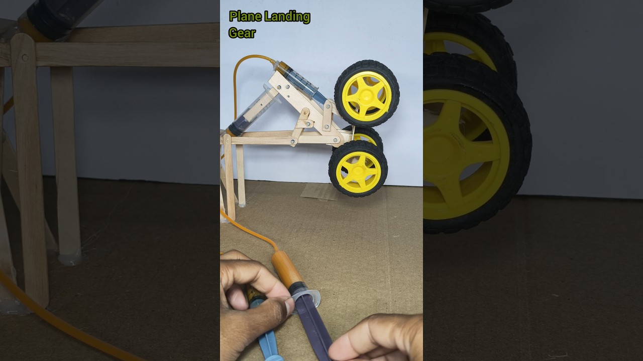 Mechanism system plane landing gear 