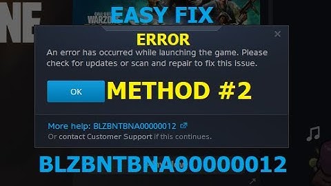 Fix Warzone BLZBNTBNA00000012 / DEV ERRORS Second Method! Take Two. 12/15/21 Update