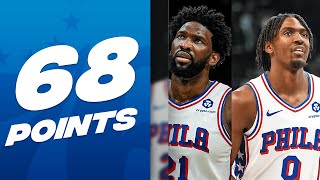 Joel Embiid & Tyrese Maxey Both Drop 34 PTS In 76ers W! 🔥| October 28, 2023