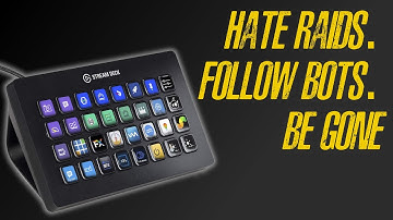 Streamdeck Muilti Action Button - Twitch Hate Raid and Follower Bot Tutorial