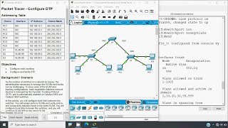 3.5.5 Packet Tracer - Configure DTP