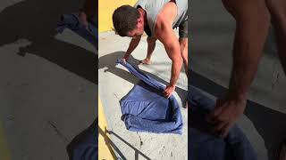 Como fazer uma caminha  para seu pet usando um cobertor #gato #pet #viral