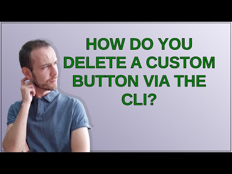 Salesforce: How do you delete a Custom Button via the CLI?