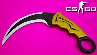 How To Make Paper Knife Csgo Paper Karambit