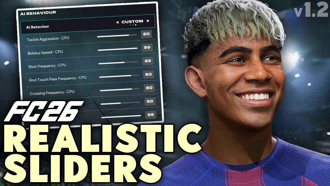 СДЕЛАЙТЕ FC 26 РЕАЛИСТИЧНЫМ | ЛУЧШИЕ Слайдеры! (Обновление v1.2.1)