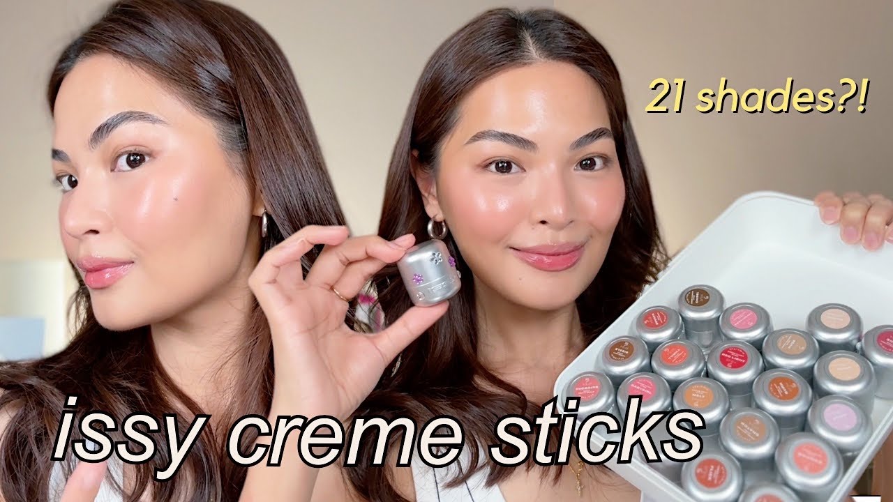 *NEW* ISSY CRÉME CHEEK STICKS 💖💜🩶 [Complete Swatches + Wear Test] • Joselle Alandy