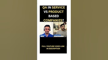 Software Tester in Service based vs Product based companies #shorts #softwaretesting #productbased