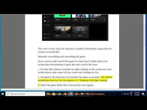 Epic Games Launcher Unable To Download Anything - Colaboratory