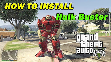HOW TO INSTALL Hulk Buster IN GTA V 2023 | Hulk Buster MODE | #tshshorts #gta5 #gtav #HulkBuster