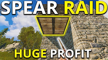 SOFT SIDE SPEAR RAIDING FOR INSANE PROFIT! - Rust Solo Survival Gameplay