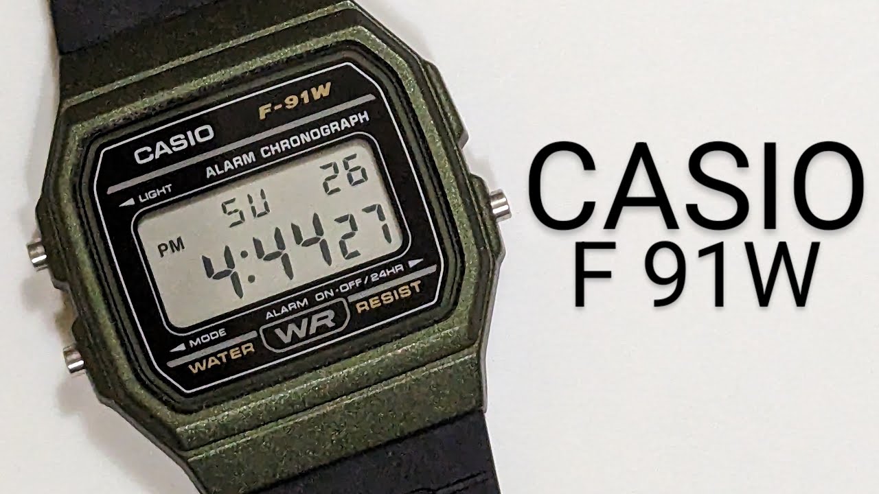 Casio F 91W - YouTube