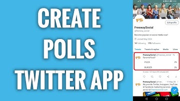 How To Create Polls On Twitter App