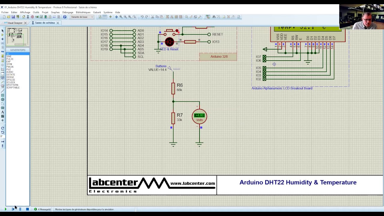 Le multimètre numérique mesure la diode de transistor de résistance AC DC  de courant de tension