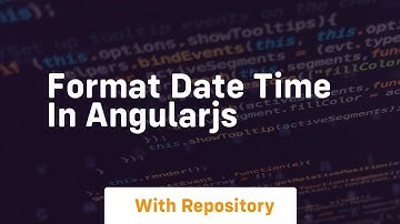 format date time in angularjs