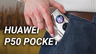 Стильно, складно и с ДВУМЯ экранами. Huawei P50 Pocket — УДИВИЛ!