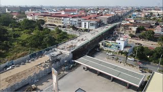 Russey Keo flyover is nearing completion