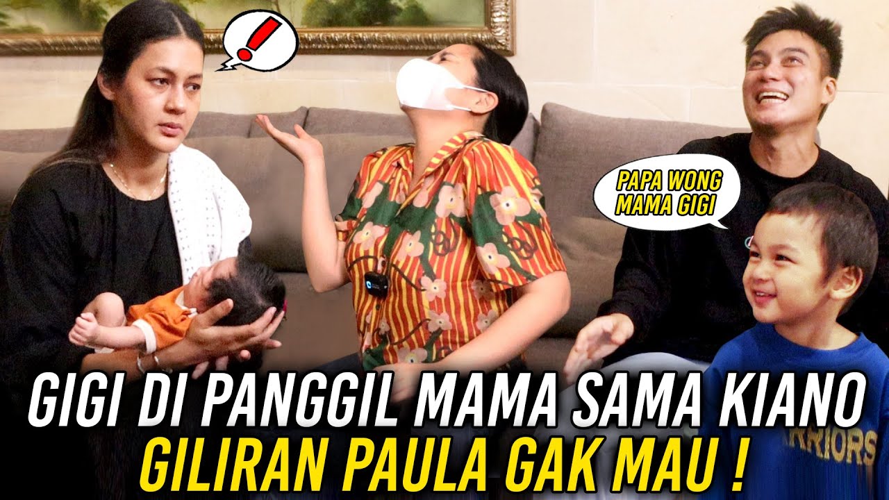 KIANO LEBIH SAYANG MAMAH GIGI .. MAMAH PAU NANGIS ..