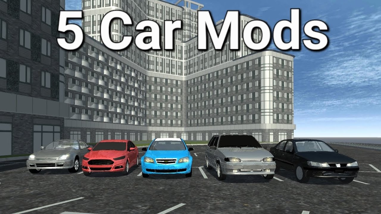 5 Car Mods  Simple Car Crash Physics Simulator 