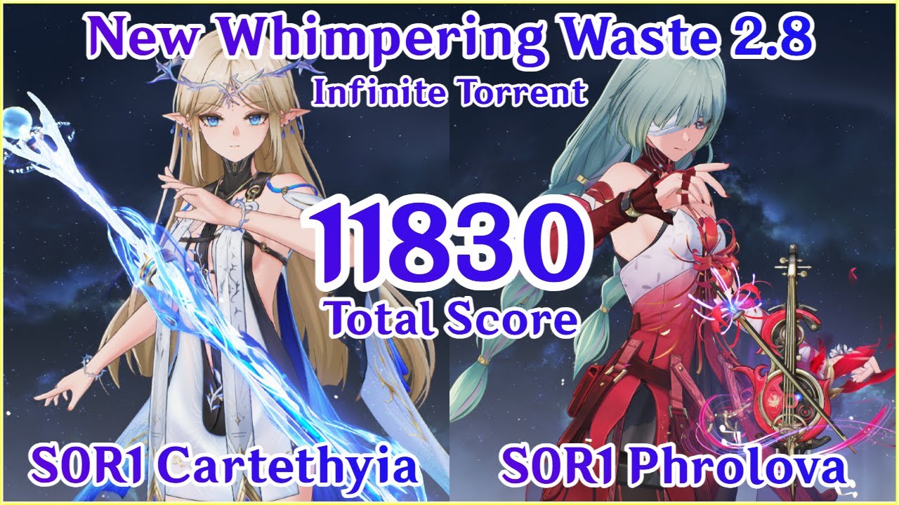 (NO TAB) NEW Whimpering Waste 2.8 - S0R1 Cartethyia x S0R1 Phrolova Showcase | Wuthering Waves