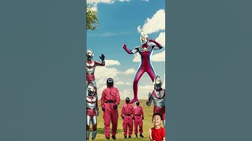 Ultraman Play Squid Game #ultraman #spiderman #squidgame #squidgame2