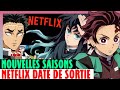 Demon slayer kimetsu no yaiba saison 3 4 et 5 date de sortie netflix  prdiction