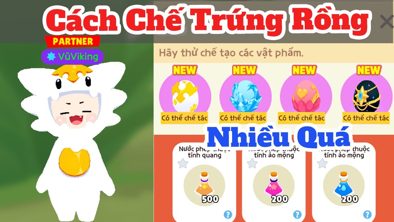 [Play Together] Cách Chế Trứng Rồng & Kiếm Nhiều 3 Loại Nước Phép - YouTube